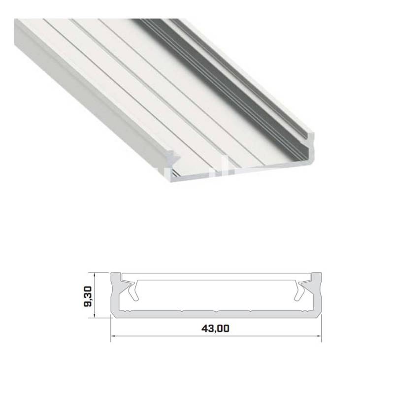 Aluminium Led Profile NP287 for Strip Led and Bars