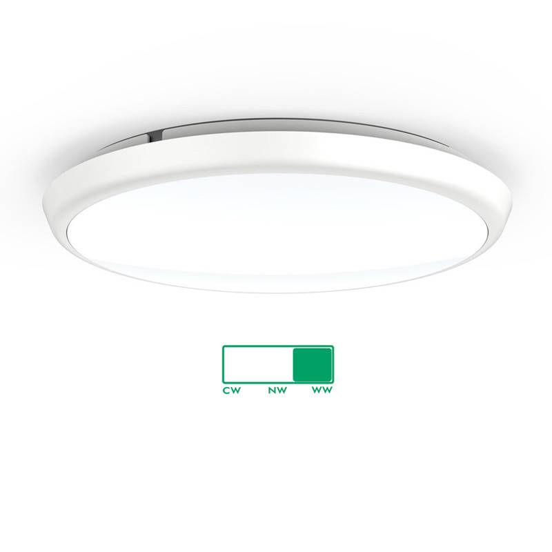 Plafoniera LED tonda Ø250 mm temperatura di colore selezionabile - 12 W