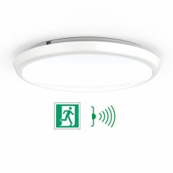 Round LED Ceiling Ø300 mm with INTEGRATED EMERGENCY AND SENSOR - 18 W